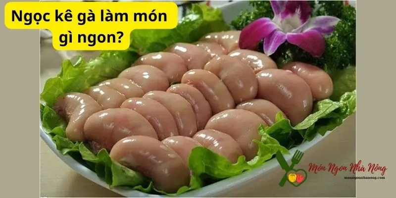 Ngọc kê gà làm món gì ngon