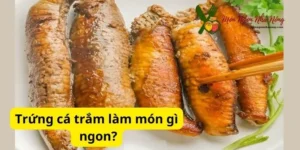 Trứng cá trắm làm món gì ngon